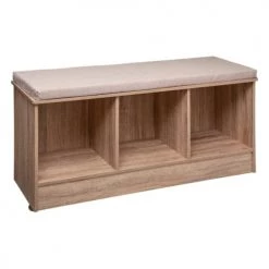 Five Simply Smart Bancs Banc En Bois 3 Casiers - 105x34x49.5cm