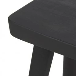 Maisons Du Monde Bancs Banc En Bois De Peuplier Noir -Bancs Soldes banc en bois de peuplier noir 1000 3 7 226409 3