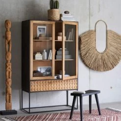 Maisons Du Monde Bancs Banc En Bois De Peuplier Noir -Bancs Soldes banc en bois de peuplier noir 1000 3 7 226409 4