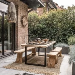 Bazar Bizar Bancs Banc En Bois De Suar L120 -Bancs Soldes banc en bois de suar l120 3