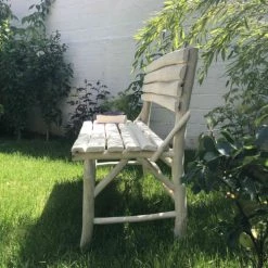 Casatera Bancs Banc En Bois De Teck Et Jonc De Mer Bois Clair -Bancs Soldes banc en bois de teck et jonc de mer bois clair 12