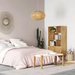 Rendez Vous Déco Bancs Banc En Bois Et Corde Tressée Blanche -Bancs Soldes banc en bois et corde tressee blanche 3