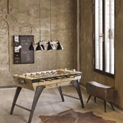 Maisons Du Monde Bancs Banc En Cuir De Buffle Marron Et Métal Noir -Bancs Soldes banc en cuir de buffle marron et metal noir 1000 11 35 225125 4