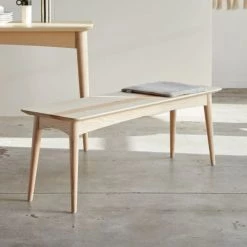 Tikamoon Bancs Banc En Frêne Olivier Massif Français -Bancs Soldes banc en frene olivier massif francais 3