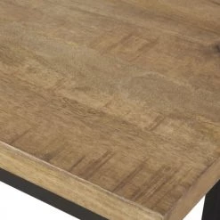 Maisons Du Monde Bancs Banc En Manguier Massif Et Métal Noir Mat -Bancs Soldes banc en manguier massif et metal noir mat 1000 13 26 198097 3