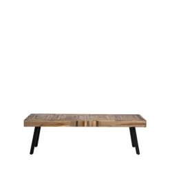 Drawer Bancs Banc En Métal Et Teck Recyclé L150cm