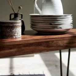 Tikamoon Bancs Banc En Palissandre Massif 180 Cm -Bancs Soldes banc en palissandre massif 180 cm 4