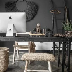 Bazar Bizar Bancs Banc En Raphia L60 -Bancs Soldes banc en raphia l60 2