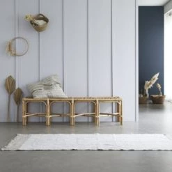 Tikamoon Bancs Banc En Rotin -Bancs Soldes banc en rotin 3