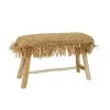 Now’s Home Bancs Banc En Teck Et En Jute 80x30xh40cm
