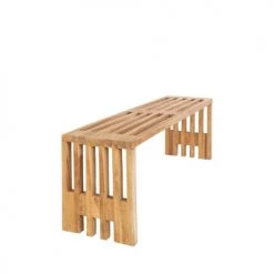 House Nordic Bancs Banc En Teck L140cm Naturel -Bancs Soldes banc en teck l140cm naturel 3