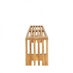 House Nordic Bancs Banc En Teck L140cm Naturel -Bancs Soldes banc en teck l140cm naturel 4