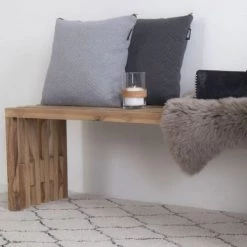 House Nordic Bancs Banc En Teck L140cm Naturel -Bancs Soldes banc en teck l140cm naturel 5