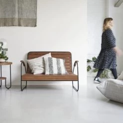 Tikamoon Bancs Banc En Teck Massif