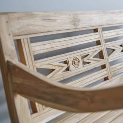 Tikamoon Bancs Banc En Teck Massif Recyclé -Bancs Soldes banc en teck massif recycle 3