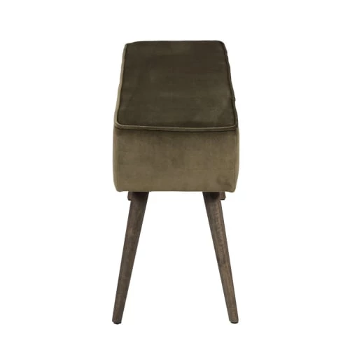 Zago Bancs Banc En Velours Kaki 5 Zago Bancs Banc En Velours Kaki – Image 3