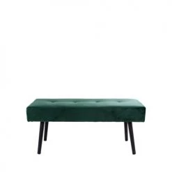 House Nordic Bancs Banc En Velours L100cm Vert