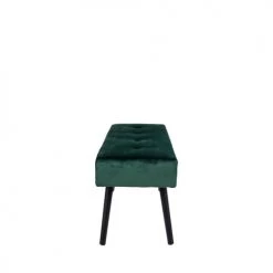 House Nordic Bancs Banc En Velours L100cm Vert -Bancs Soldes banc en velours l100cm vert 3