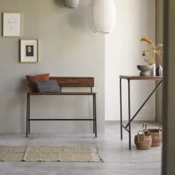 Tikamoon Bancs Banc Haut En Palissandre Massif Et Métal