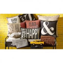 Maisons Du Monde Bancs Banc Indus En Métal Et Coton Noir Effet Vieilli L 126 Cm -Bancs Soldes banc indus en metal et coton noir effet vieilli l 126 cm 1000 6 21 138437 3