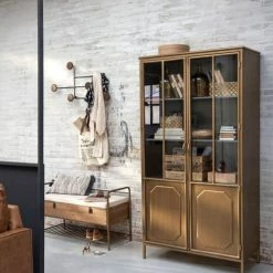 Maisons Du Monde Bancs Banc Marron Et Métal Doré Avec Coffre Et Coussin écru 10 Maisons Du Monde Bancs Banc Marron Et Métal Doré Avec Coffre Et Coussin écru -Bancs Soldes banc marron et metal dore avec coffre et coussin ecru 1000 13 9 222475 5