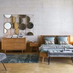 Maisons Du Monde Bancs Banc Matelassé Gris Et Pieds En Métal Noir -Bancs Soldes banc matelasse gris et pieds en metal noir 1000 8 39 202784 5