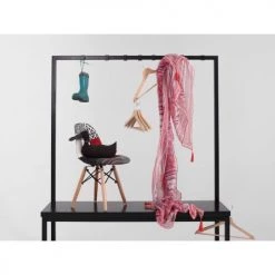 Custom Form Bancs Banc Métal Noir Et Assise Noire L41cm -Bancs Soldes banc metal noir et assise noire l41cm 5