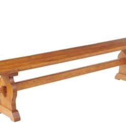 Hellin Bancs Banc Monastère 4 Places En Bois De Chêne Massif L195