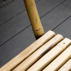 Casatera Bancs Banc Pliant Avec Dossier Bois Clair -Bancs Soldes banc pliant avec dossier bois clair 4