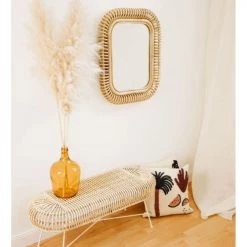 Saudara Collections Bancs Banc Rotin Et Métal -Bancs Soldes banc rotin et metal 2