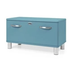 Meubles & Design Bancs Banc Style Vintage Avec Placard Blanc -Bancs Soldes banc style vintage avec placard bleu