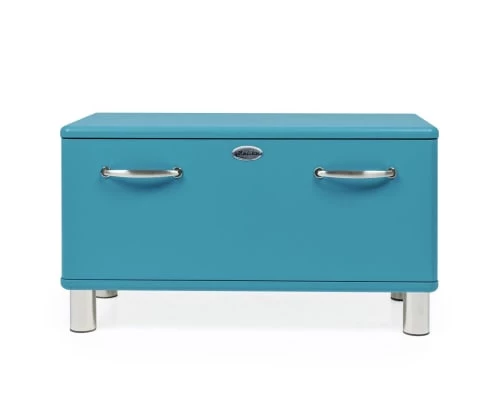 Meubles & Design Bancs Banc Style Vintage Avec Placard Bleu 5 Meubles & Design Bancs Banc Style Vintage Avec Placard Bleu – Image 3