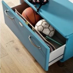 Meubles & Design Bancs Banc Style Vintage Avec Placard Bleu 11 Meubles & Design Bancs Banc Style Vintage Avec Placard Bleu -Bancs Soldes banc style vintage avec placard bleu 4