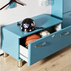 Meubles & Design Bancs Banc Style Vintage Avec Placard Bleu 12 Meubles & Design Bancs Banc Style Vintage Avec Placard Bleu -Bancs Soldes banc style vintage avec placard bleu 5
