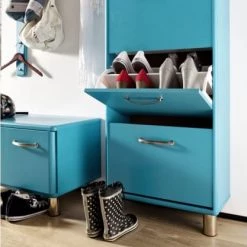 Meubles & Design Bancs Banc Style Vintage Avec Placard Bleu 13 Meubles & Design Bancs Banc Style Vintage Avec Placard Bleu -Bancs Soldes banc style vintage avec placard bleu 6