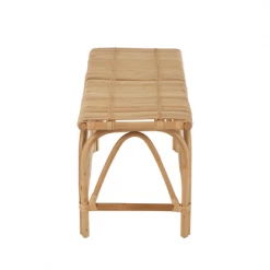 Meubles & Design Bancs Banc Vintage 120cm En Rotin Naturel -Bancs Soldes banc vintage 120cm en rotin naturel 2