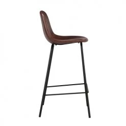 Rendez Vous Déco Chaises Et Tabourets De Bar Chaise Bar Mi-hauteur 65 Cm Cuir Synthétique Marron (x2) 12 Rendez Vous Déco Chaises Et Tabourets De Bar Chaise Bar Mi-hauteur 65 Cm Cuir Synthétique Marron (x2) -Bancs Soldes chaise bar mi hauteur 65 cm cuir synthetique marron x2 4
