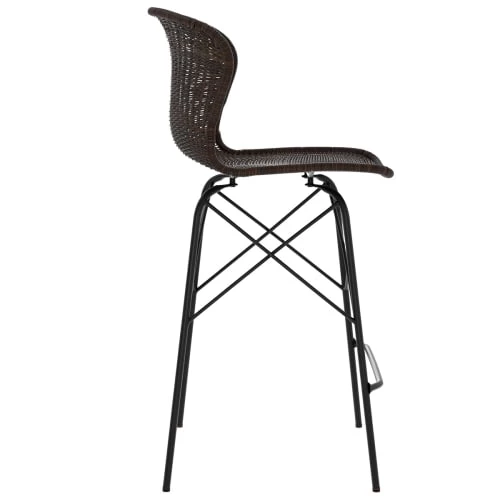 Rendez Vous Déco Chaises Et Tabourets De Bar Chaise De Bar 63 Cm En Résine Tressée Marron (lot De 2) 6 Rendez Vous Déco Chaises Et Tabourets De Bar Chaise De Bar 63 Cm En Résine Tressée Marron (lot De 2) – Image 4