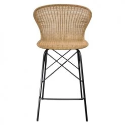 Rendez Vous Déco Chaises Et Tabourets De Bar Chaise De Bar 63 Cm En Résine Tressée Naturelle (lot De 2) -Bancs Soldes chaise de bar 63 cm en resine tressee naturelle lot de 2 4