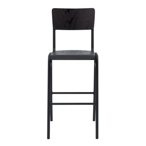 Rendez Vous Déco Chaises Et Tabourets De Bar Chaise De Bar 75 Cm En Bois Noir (lot De 2) 6 Rendez Vous Déco Chaises Et Tabourets De Bar Chaise De Bar 75 Cm En Bois Noir (lot De 2) – Image 4