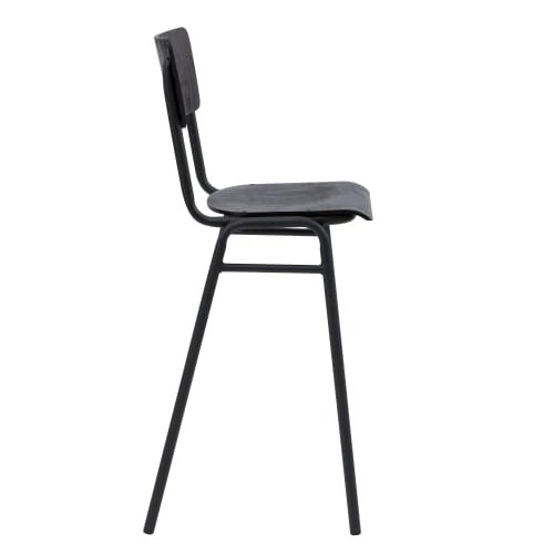 Rendez Vous Déco Chaises Et Tabourets De Bar Chaise De Bar 75 Cm En Bois Noir (lot De 2) 7 Rendez Vous Déco Chaises Et Tabourets De Bar Chaise De Bar 75 Cm En Bois Noir (lot De 2) – Image 5