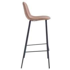 Rendez Vous Déco Chaises Et Tabourets De Bar Chaise De Bar 75 Cm En Cuir Synthétique Marron Clair (x2) 12 Rendez Vous Déco Chaises Et Tabourets De Bar Chaise De Bar 75 Cm En Cuir Synthétique Marron Clair (x2) -Bancs Soldes chaise de bar 75 cm en cuir synthetique marron clair x2 4