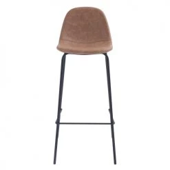 Rendez Vous Déco Chaises Et Tabourets De Bar Chaise De Bar 75 Cm En Cuir Synthétique Marron Clair (x2) 13 Rendez Vous Déco Chaises Et Tabourets De Bar Chaise De Bar 75 Cm En Cuir Synthétique Marron Clair (x2) -Bancs Soldes chaise de bar 75 cm en cuir synthetique marron clair x2 5