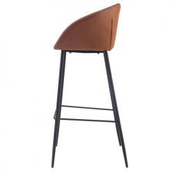 Rendez Vous Déco Chaises Et Tabourets De Bar Chaise De Bar 75 Cm En Cuir Synthétique Marron (lot De 2) -Bancs Soldes chaise de bar 75 cm en cuir synthetique marron lot de 2 11