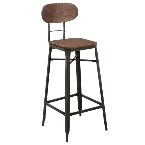 Rendez Vous Déco Chaises Et Tabourets De Bar Chaise De Bar 76 Cm En Bois (lot De 2) 7 Rendez Vous Déco Chaises Et Tabourets De Bar Chaise De Bar 76 Cm En Bois (lot De 2) – Image 5