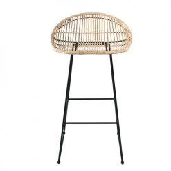 Rendez Vous Déco Chaises Et Tabourets De Bar Chaise De Bar 77 Cm En Rotin Beige (lot De 2) -Bancs Soldes chaise de bar 77 cm en rotin beige lot de 2 4