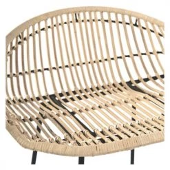 Rendez Vous Déco Chaises Et Tabourets De Bar Chaise De Bar 77 Cm En Rotin Beige (lot De 2) -Bancs Soldes chaise de bar 77 cm en rotin beige lot de 2 5