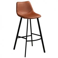 Rendez Vous Déco Chaises Et Tabourets De Bar Chaise De Bar 80 Cm En Cuir Synthétique Marron (lot De 2) 11 Rendez Vous Déco Chaises Et Tabourets De Bar Chaise De Bar 80 Cm En Cuir Synthétique Marron (lot De 2) -Bancs Soldes chaise de bar 80 cm en cuir synthetique marron lot de 2 3