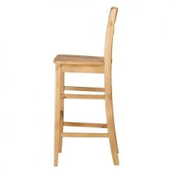 Grenier Alpin Chaises Et Tabourets De Bar Chaise De Bar à Barreaux En Pin Massif -Bancs Soldes chaise de bar a barreaux en pin massif 2