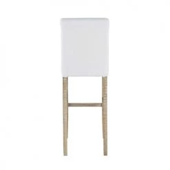 Maisons Du Monde Chaises Et Tabourets De Bar Chaise De Bar à Housser Pieds En Pin Blanchi H77 -Bancs Soldes chaise de bar a housser pieds en pin blanchi h77 1000 12 37 220043 5
